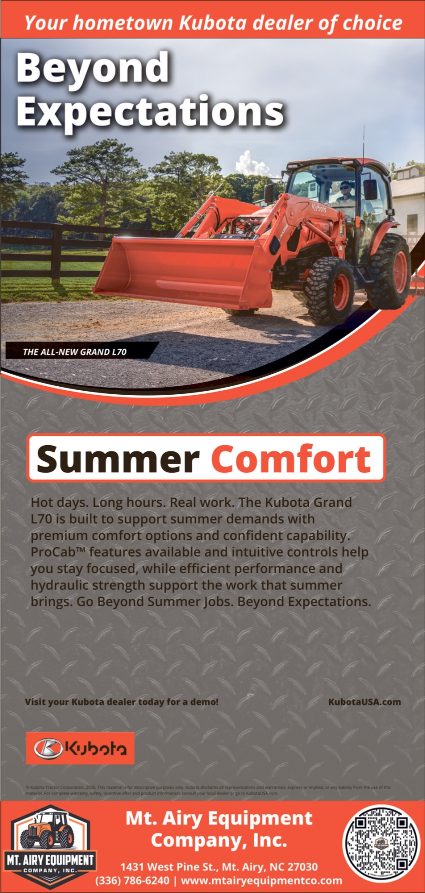 Mt. Airy Equipment Company, Inc.