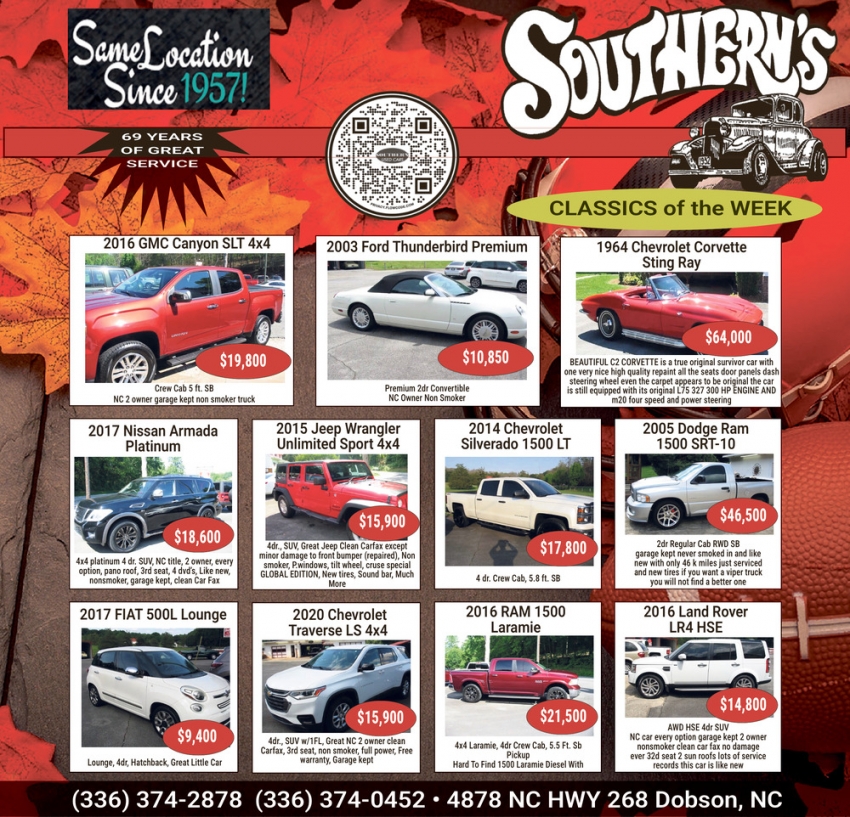 Southern's Used Cars