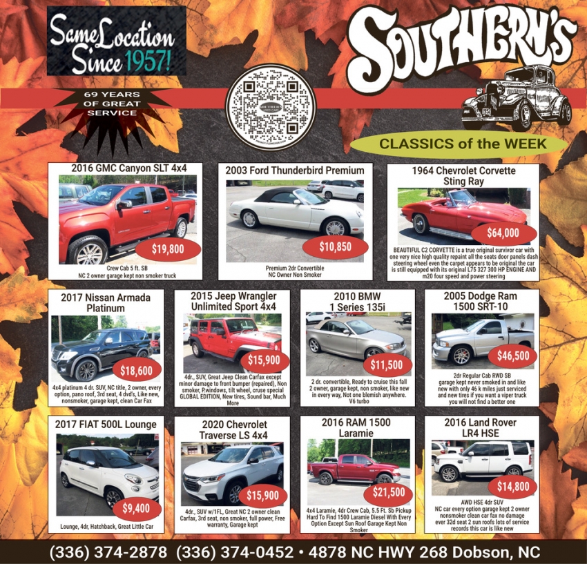 Southern's Used Cars