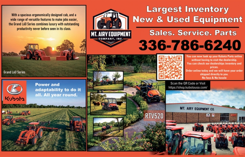 Mt. Airy Equipment Company, Inc.