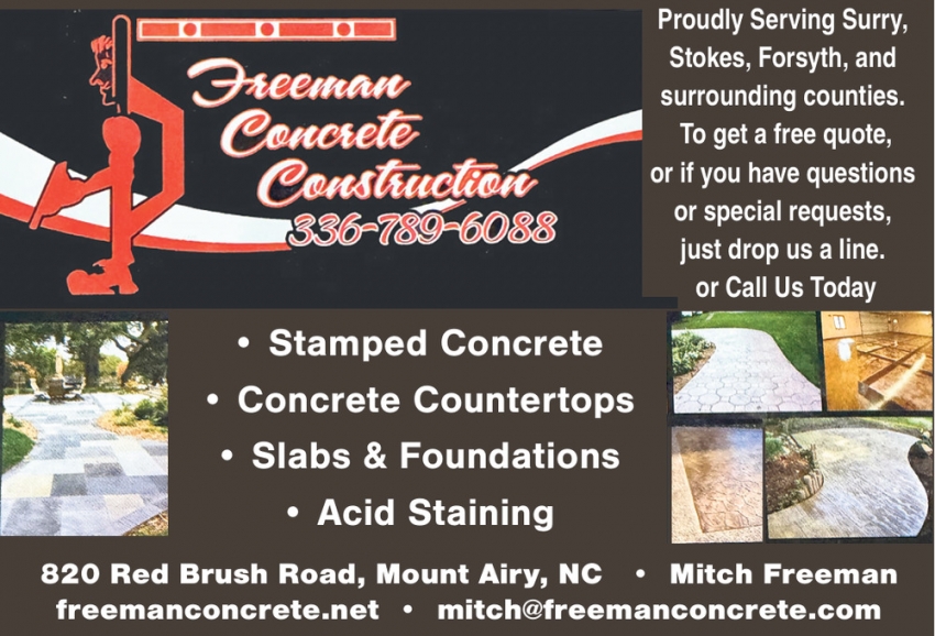 Freeman Concrete Construction