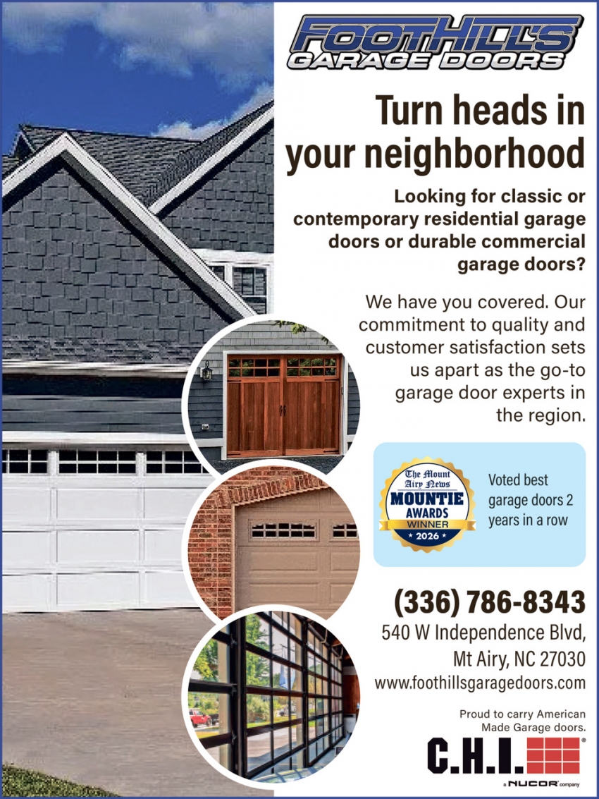 Foothills Garage Doors