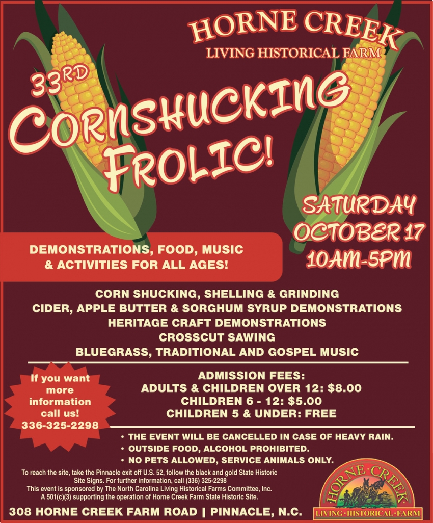 Horne Creek Living Historical Farm