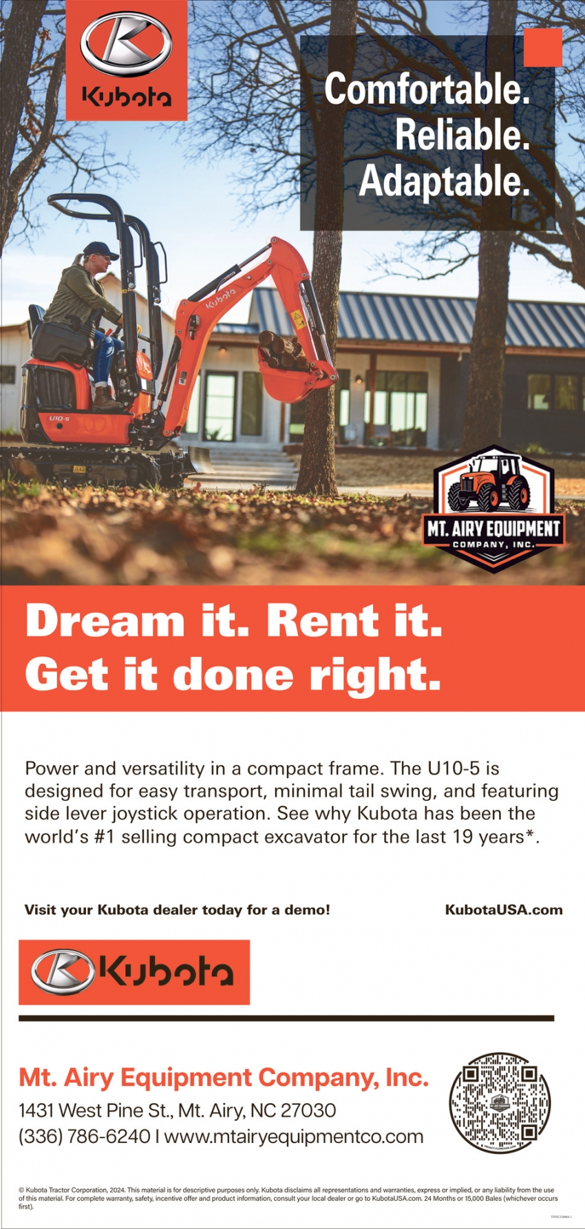 Mt. Airy Equipment Company, Inc.