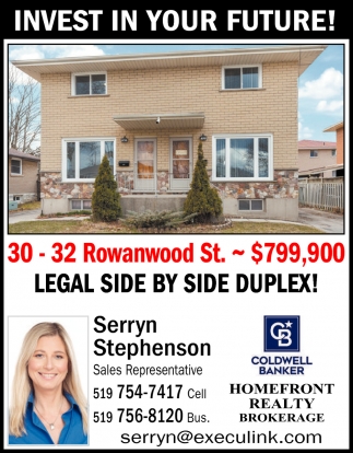 Side By Side Duplex!, Coldwell Banker Homefront Realty Brokerage ...