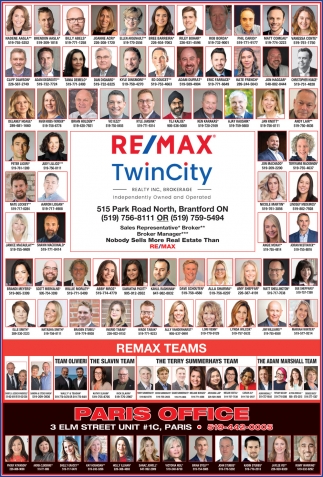 REMAX TEAMS, Re/Max Twin City Realty, Inc, New Hamburg, ON