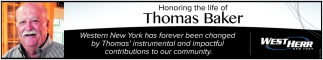 Honoring The Life of Thomas Baker