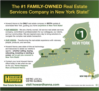 The #1 Family-Owned Real Estate Services Company in New York State!