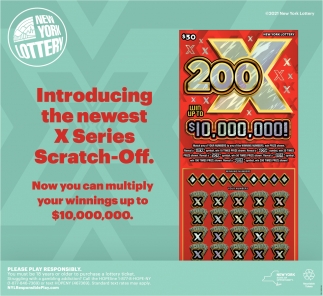 Introducing The Newest X Series Scratch-OFF