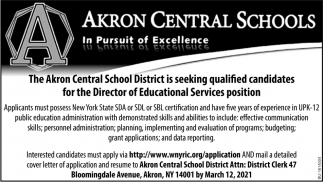 Director of Educational Services