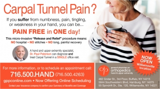 Carpal Tunnel Pain?