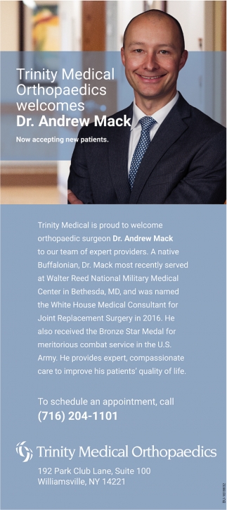 Welcome Dr. Andrew Mack