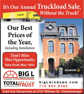 It's Our Annual Truckload Sale!