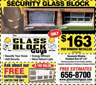 Security Glass Block
