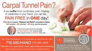 Carpal Tunnel Pain?