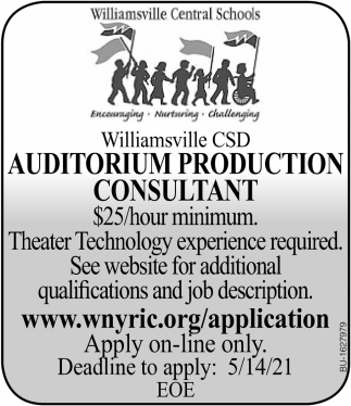Auditorium Production Consultant