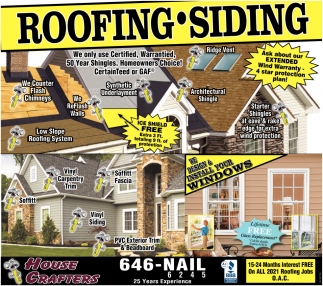 Roofing - Siding