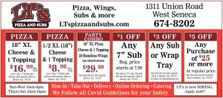 Pizza, Wings, Subs & More