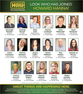 Look Who Has Joined Howard Hanna!