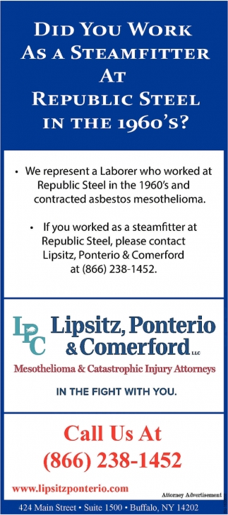 Did You Work As A Steamfitter At Republic Steel in the 1960's?
