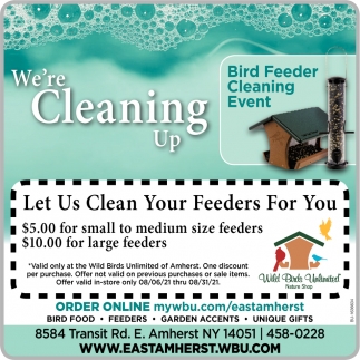 Bird Feeder Cleaning Event