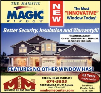 Better Security, Insulation and Warranty