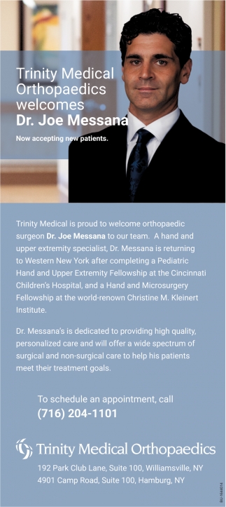 Welcome Dr. Joe Messana