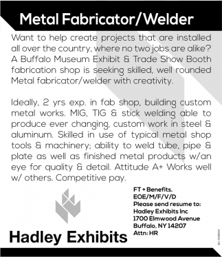 Metal Fabricator/Welder