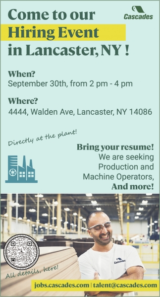 Come To Our Hiring Event