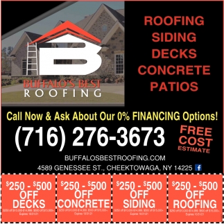 Roofing, Siding, Decks, Concrete, Patios