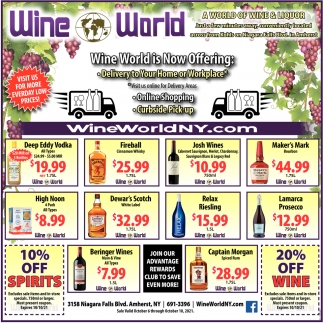 Wine World Is Now Offering