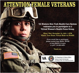 Attention Female Veterans