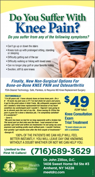 Do You Suffer With Knee Pain?