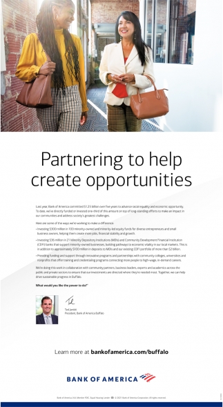 Partnering to Help Create Opportunities