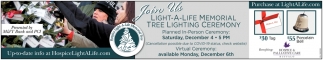 Light-A-Life Memorial Tree Lighting Ceremony