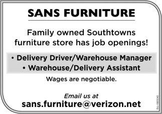 Delivery Driver, Warehouse Manager, Warehouse, Delivery Assistant