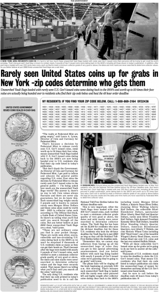 Rarely seen United States coins