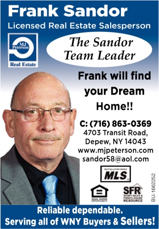 Frank Will Find Your Dream Home