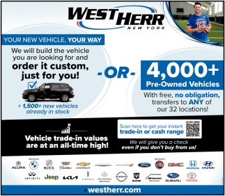 Your New Vehicle, Your Way