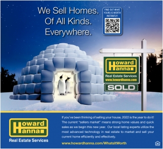 We Sell Homes. Of All Kinds. Everywhere.