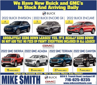 We Have New Buick and GMC's In Stock and Arriving Daily
