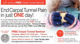 End Carpal Tunnel Pain In Just One Day!