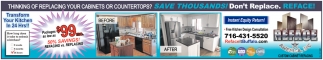 Thinking of Replacing Your Cabinets or Countrertops?