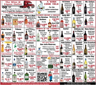 Huge Selection of Liquor