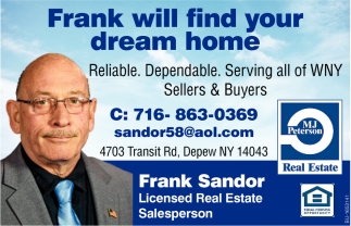 Frank Will Find Your Home