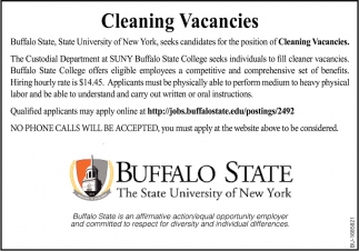 Cleaning Vacancies