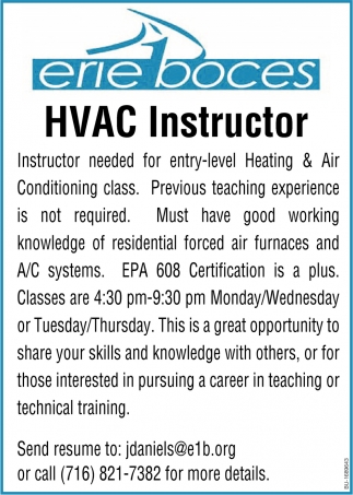 HVAC Instructor