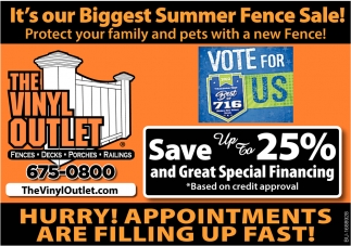 It's Our Biggest Summer Fence Sale