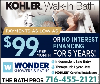 Kohler. Walk-in Bath