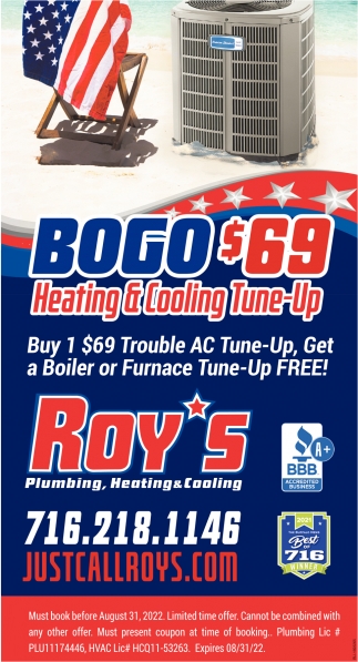 Bogo $69 Heating & Cooling Tune-Up